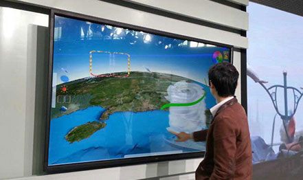 超窄边光学触摸屏